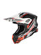 Acerbis Airstrike-X Black/Orange Fluo Motorcycle Helmet Motocross ECE 22.06 1200gr