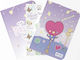 Line Friends Set 3 Notebooks 32 Sheets A6 Ruled