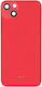Apple Iphone 14 Plus Back Glass Without Nfc Enlarged Camera Frame Red Compatible