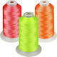 Set De Fire De Broderie 3 Bobine 5000 M Culori Neon
