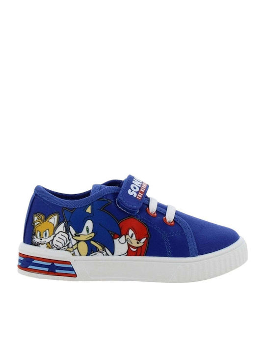 Kids Sneakers Anatomic with Scratch & Lights Blue