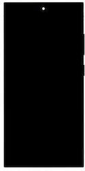Οθόνη με Πλαίσιο για Samsung S928B Galaxy S24 Ultra (Μαύρο)
