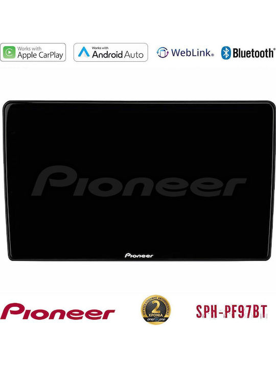 Pioneer Car Audio System for Ford Mondeo / Focus / S-Max / Galaxy 2007-2014 (Bluetooth/USB/AUX/WiFi/GPS/Apple-Carplay/Android-Auto/CD) with Touch Screen 9"
