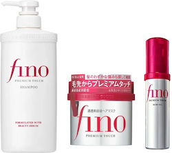 Shiseido Fino Premium Touch Shampoo + Hair Mask + Hair Oil Set 3 Τεμάχια Custom Bundle Shiseido Fino Premium Touch Shampoo + Hair Mask + Hair Oil Set 3 Τεμάχια Custom Bundle