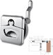 Schloss Quadratisches Antivibrations Inox 65mm Ohne Schlüssel