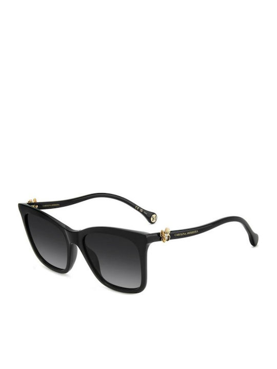 Carolina Herrera Her Unisex Sunglasses with Black Frame and Black Lens