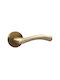 Deco Ceramica Lever Middle Door with Rosette DK1172-47 Pair with Rosette Ματ Ορο