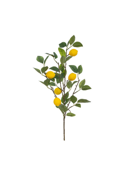 Τεχνητό Διακοσμητικό Κλαδί Λεμονιά Green-Yellow 83cm Iliadis