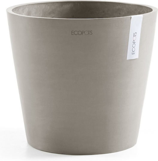 Ecopots Γλάστρα Taupe 25x24.5εκ.