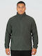 Men's Fleece Cardigan Green
