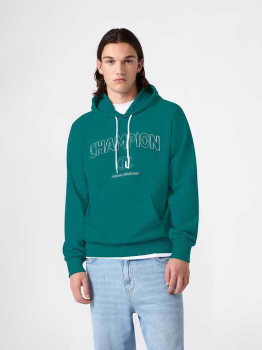 Sweatshirt with Hood Green