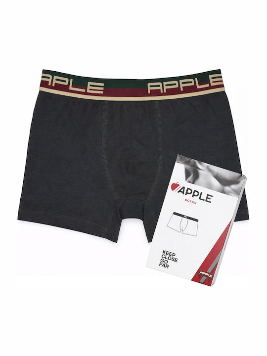 Apple Boxer Herren Boxershorts Anthracite 1Packung