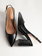 Pumps mit Riemchen & Chunky hoher Absatz Schwarz