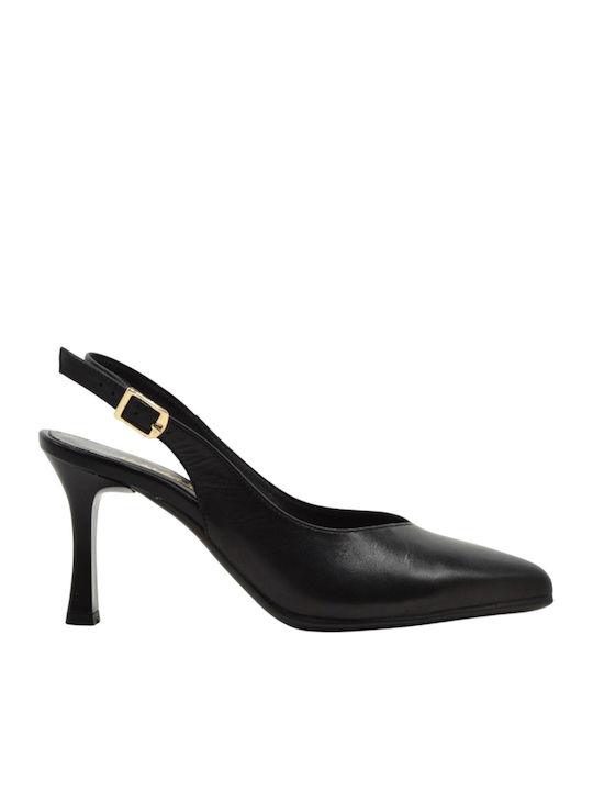 Ragazza Leder Pumps Schwarz