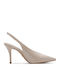 Spitze Zehe Pumps mit Hochabsatz Beiges