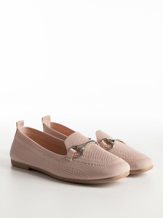Bozikis Damen Loafers in Rosa Farbe