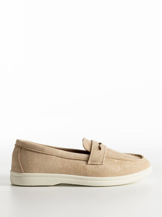 Дамски Loafers в Бежов Цвят