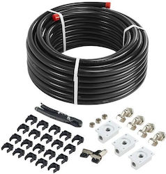 Set Furtun Compresor Aer Racorduri 30 M Trei Straturi Hdpe Aluminiu Hdpe 14 Bar