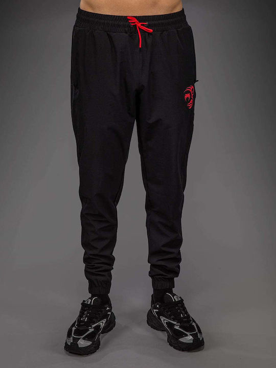 Παντελόνι Φόρμας με Λάστιχο Black/red