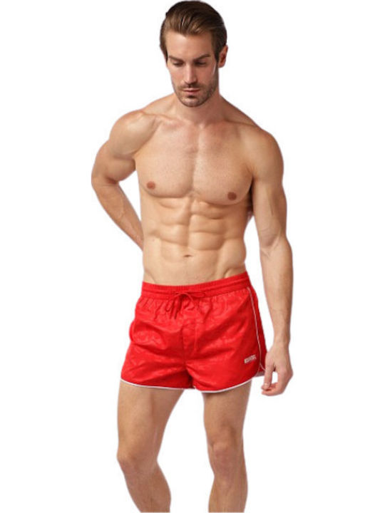 Costum de Baie Bărbați Pantaloni Scurți Roșu