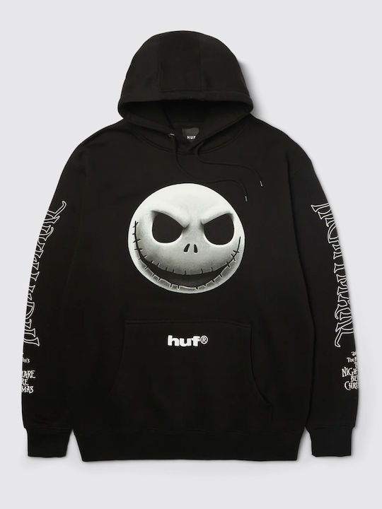 Huf Jack Skellington Po Hoodie 2521619 Pf00851_black