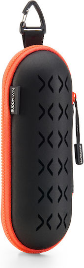Buddyswim Schwimmbrille Hülle Schwarz Orange