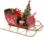 Metall Weihnachtsfigur Schlitten