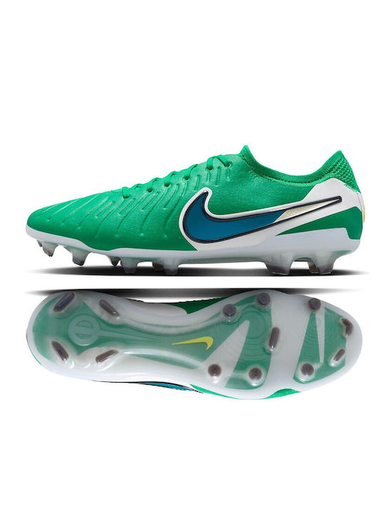 Nike Tiempo Legend 10 Elite Football Shoes with Cleats Orange