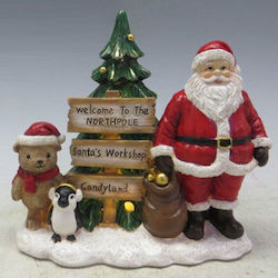 Weihnachtsmann 16x14,5x9,5cm