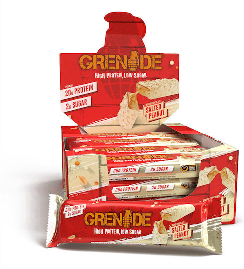 Grenade Μπάρες Πρωτεΐνης με Γεύση White Chocolate Salted Peanut 12x60gr