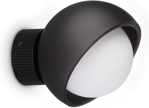 Ideal Lux Lamp Wall Black 12cm