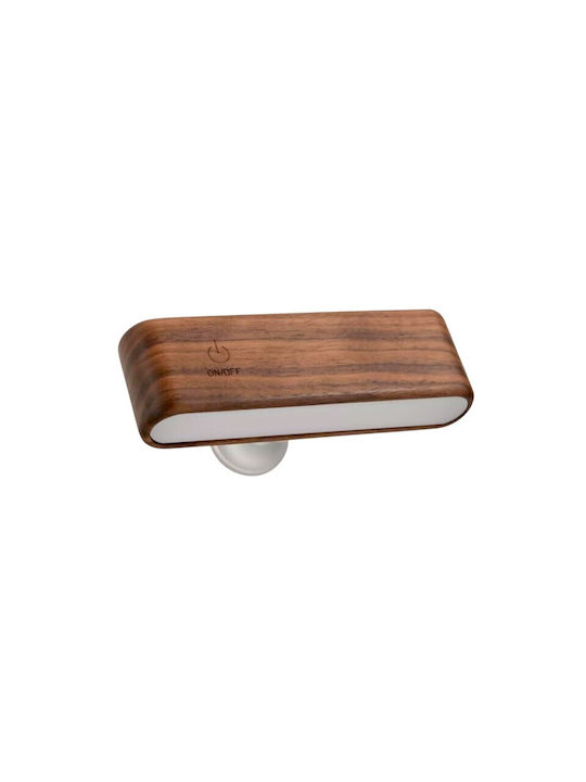 Φωτιστικό Τοίχου LED Dark Brown 12.8x4εκ.