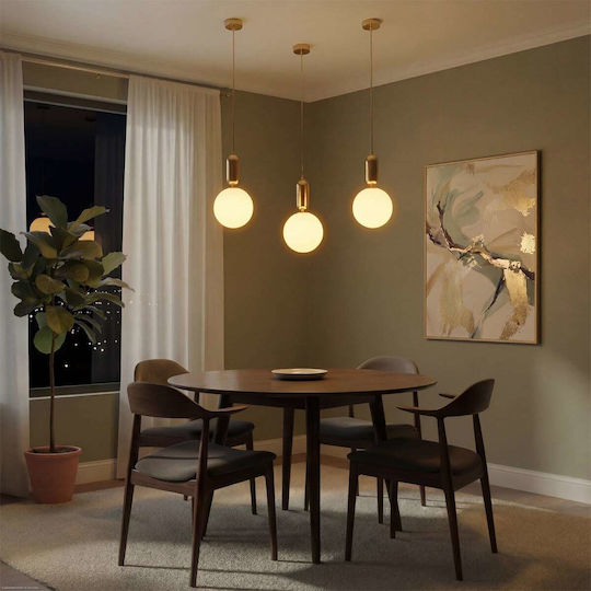 kelvo Estetico Pendant Light Gold for 20 Bulbs E27 20x20x38cm