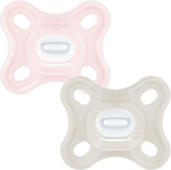 Mam Comfort Ορθοδοντικές Πιπίλες Σιλικόνης Ροζ για 3+ μηνών 2τμχ