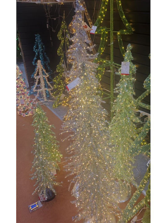 Glitter Champagne Illuminated Tree 400 Led Glit...