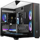 Gamdias Atlas M3M Gaming Micro Tower Κουτί Υπολογιστή με Πλαϊνό Παράθυρο Μαύρο