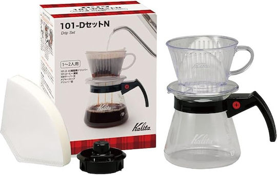 Kalita Set Drip 101 Set Cafetieră Ulcior 300ml