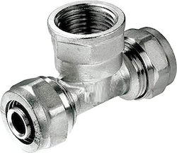 Rohr-T-Stück Mehrschichtige Rohre Weiblich Größe Φ26 × 3,0 mm × 1"