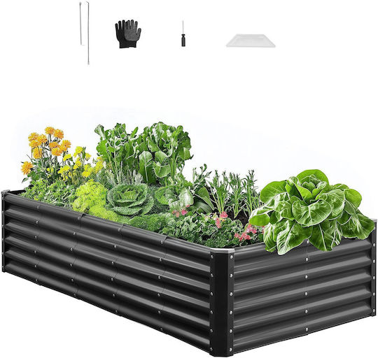 Vevor Blumentopf Metallisch Dark Gray Vevor Blumentopf Metallisch Dark Gray