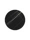 Pakketo Relian Tischoberfläche HPL Schwarz Marmorschicht 60x60x1.2cm 215-000054