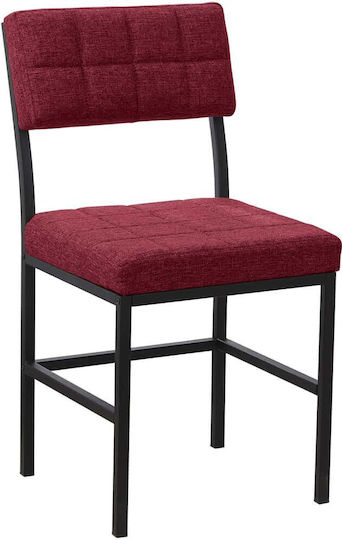 Chair Dining Room Dubai 40x40x82cm Burgundy