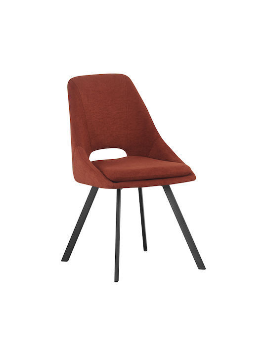 Initiate Dining Room Metallic Chair Terracotta 48x57x85cm 2pcs