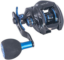 Tica Fischrolle für Baitcasting / Vertikales Angeln Linkshänder
