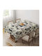 Hermia Tablecloth Ecru-black 140x180cm
