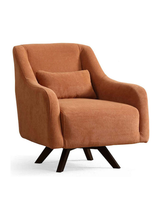 Hera Ohrensessel Orange-black 70x75x85cm