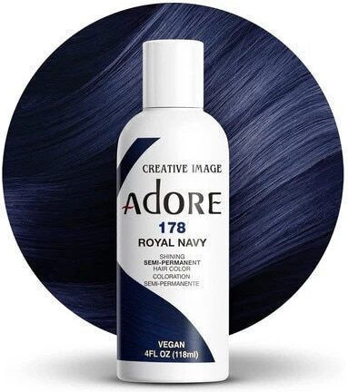 Adore Creative Image Vopsea Temporară De Păr Fără Amoniac 178 Royal Navy 118ml