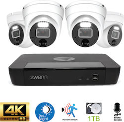 Swann Σύστημα Παρακολούθησης 4 Καμερών IP 8MP Swann Σύστημα Παρακολούθησης 4 Καμερών IP 8MP