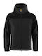 Raven Winter Jacket Softshell Waterproof and Windproof Black