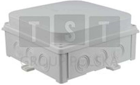 Simet Elektrisches Gehäuse für Außenmontage Wasserdicht IP67 in Gray Farbe