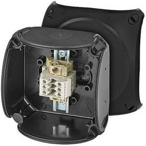 Hensel Surface Mounted Electrical Box Branching Watertight IP66 in Black Color